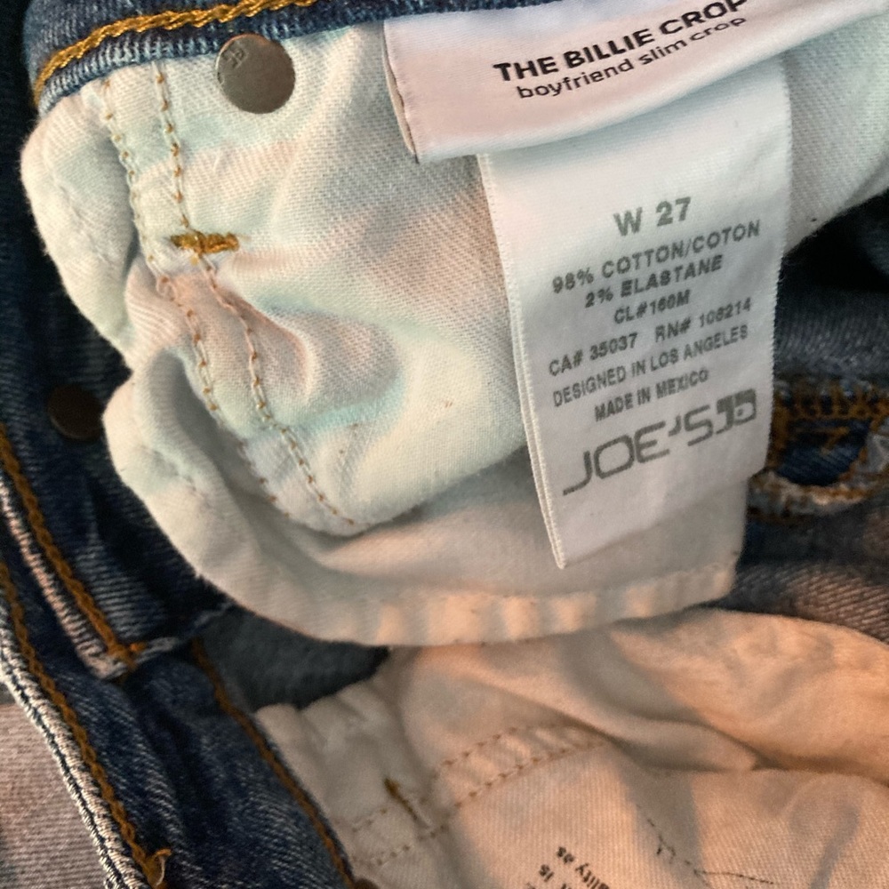 Joe’s jeans the Billie crop 27
